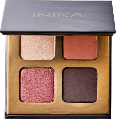 INIKA Eyeshadow Quad - Flowers - Vegan & Biologisch - 4 tinten