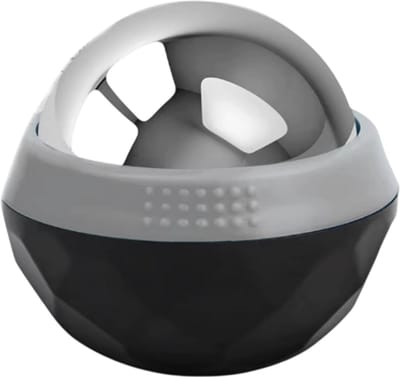 60MM Cryo Koude Roller – Warm en Koud Massagebal Spierherstel ICe Massage Roller voor Rug, Voeten, Heupen en Taille - Grijs