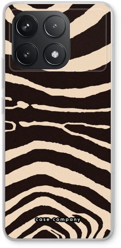 Case Company® - Hoesje geschikt voor Xiaomi Poco F6 Pro hoesje - Arizona Zebra - Soft Cover Telefoonhoesje - Bescherming aan alle Kanten en Schermrand