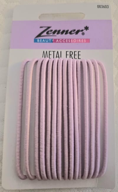 Roze metal free haar elastiek