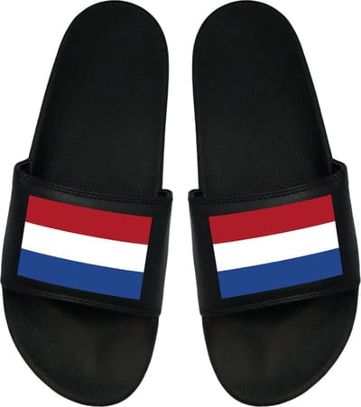 Cadeau Sint - Cadeau Kerst - WK - EK - Oranje - Cadeau Nederland - Cadeau Badslippers - Badslippers Nederlandse Vlag 46