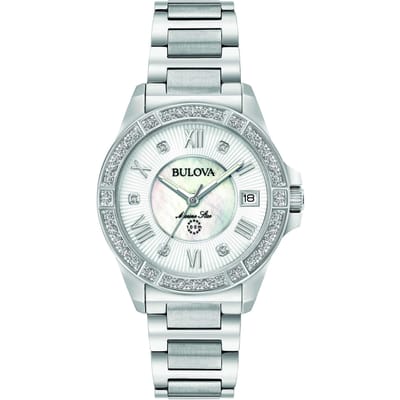 Bulova Marine Star 96R232 Horloge - Staal - Zilverkleurig - Ø 32 mm