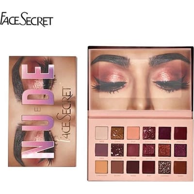 Face Secret ™ Nude Oogschaduw Palette - met Make Up Spiegel