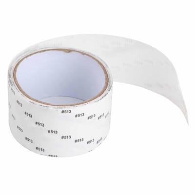 Dailygoods- Raamreparatietape 5 cm x 2 m - Sterke hechting - Waterdicht - Polyurethaan - Vrij te snijden - Geschikt voor schermen - Gaasdoek