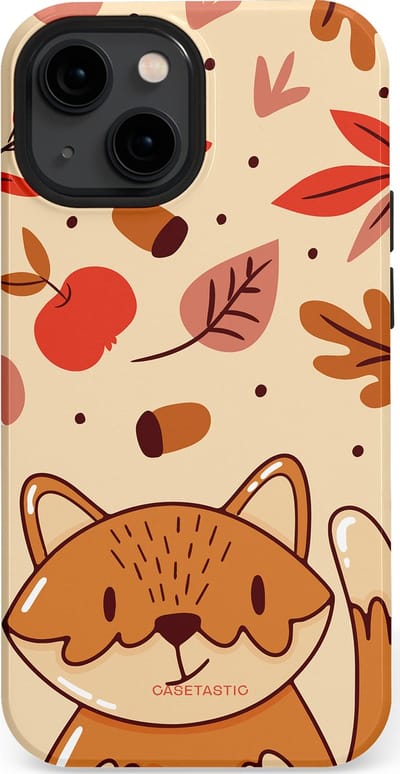 Casetastic hoesje geschikt voor Apple iPhone 13 mini - MagSafe - Dubbellaagse bescherming - Boskat op avontuur - Fashion Case - Zand Terracotta Rood