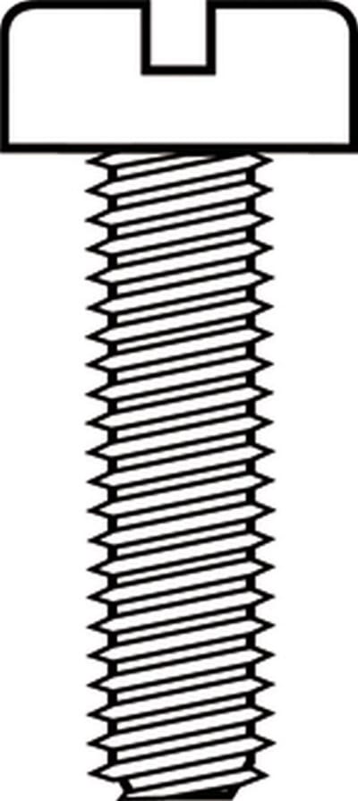 Metaalschroeven Rvs Cil.Kop M4x50 - 200 stuks