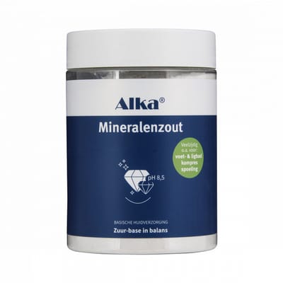 Alka® Mineralenzout - Basisch mineralenzout 1200g - met 84 mineralen, sporenelementen en edelstenenpoeder - pH 8,5 - voor ligbaden, voetbaden tot spoelingen