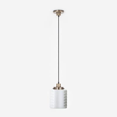 Hanglamp aan snoer De Klerk 20's Brons - Art Deco Trade
