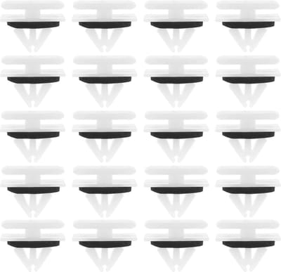 ZEYNOMAX- Trim Clips 20 Stuks - Bevestigingsclips Auto - Kunststof - Vervanging 11548152 - Compatibel met Vauxhall/Chevrolet - Inclusief Afdichtring
