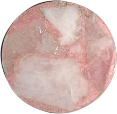 Onderzetters voor theekopjes, koffiemokken en glazen | 4 inch huisdecoratie agaat onderzetters (roze, pak van 4)