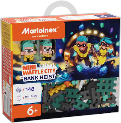 Mini wafel blokken bankoverval 148 stuks - Marioinex - vanaf 6 jaar