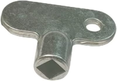 Radiator Ontluchtingssleutel 5 × 5 mm – Zinklegering Radiator Accessoire voor Standaard Verwarmingskleppen