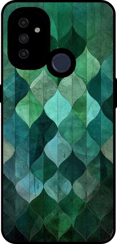 Smartphonica Telefoonhoesje Geschikt voor OnePlus Nord N100 met groene bladeren opdruk - TPU backcover case green leaf design - Groen geschikt voor OnePlus Nord N100
