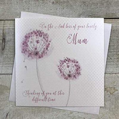 Sympathy Handmade Card - Loss of Mum - Uniek en Persoonlijk