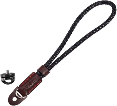 Polsband met 1/4 Schroef voor Handheld Camera Stabilizer - Compatibel met Soepele Q - Polsband Lanyard Handgreep - Camera Accessoire - Geschikt voor Camera Modellen - Zwart.