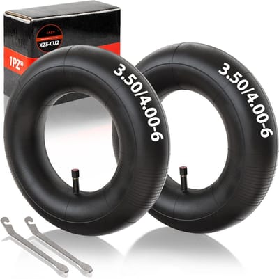Slang 3.50/4.00-6 Inch met Rechte Klep voor Grasmaaier & Handtrolley