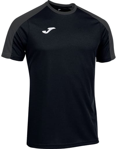 Joma Eco-Championship Shirt Korte Mouw Heren - Antraciet / Zwart | Maat: L