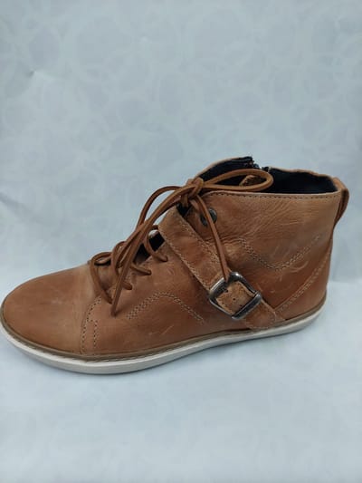 WOLKY 9452 / Olbia / veterboots met gespen / bruin / maat 37
