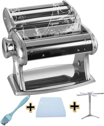 Bovista Pastamaker - Pastamachine - Spaghetti - Lasagne - Keukenmachine - Inclusief Borstel - Snijmat - Uithangrek