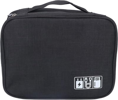 Koffiezetapparaat Tas - Draagbare Opbergtas - Outdoor Reizen - Versterkte Stiksels - 25 x 19 x 10 cm - Zwart