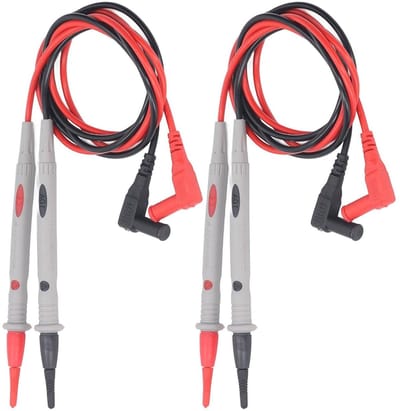 Meetsnoeren Set - Testkabels - Circuit Detectie - Vergulde Pinnen - 2 Sets 1000V - Zwart Rood