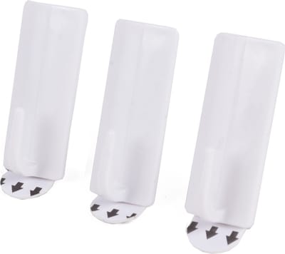 Benson Zelfklevende haken - Verwijderbaar - 2 x 5 cm - Wit - 3 stuks