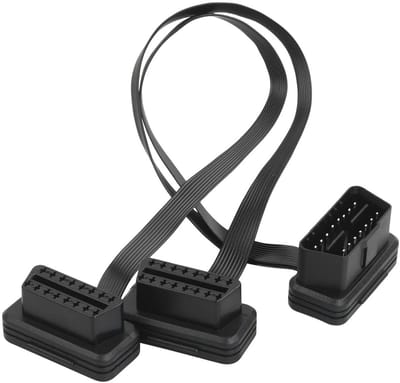 OBD2 verlengkabel Y-splitter 16-pins stekker voor auto diagnose