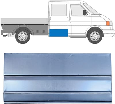 Reparatie plaatwerk achterste deuren voor Volkswagen Transporter T4 1990-2003