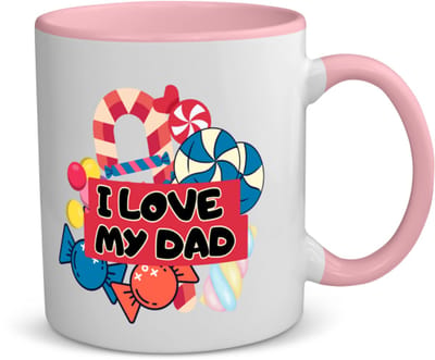 Akyol - papa cadeau - koffiemok - theemok - roze - Papa - vader - vader verjaardag - met opdruk - vader cadeau - vader cadeautjes - vaderdag cadeau - vader cadeautjes verjaardag - liefste papa - leuk kado om te geven - 350 ML inhoud