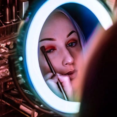 Borvat® 10x Vergrotende Cosmeticaspiegel - LED Make-up Spiegel - Draagbaar en Opvouwbaar