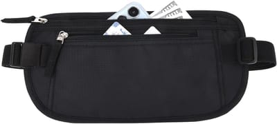 Swiphi® Heuptas - Geldriem - Reisportemonnee - Zwart