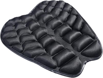 Motorzadelkussen - Motorzitje Schokdempend - Comfortabel Rijden - Antislip en Ademend - 38.5 x 35 cm - Meerkleurig