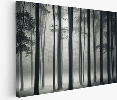 Saammp Muurcirkel Hout - Zwarte veren - Abstract kunstwerk - Ø 90 - Wandcirkel - Wanddecoratie Cirkel - Muurdecoratie Woonkamer - Slaapkamer decoratie - Rond Schilderij