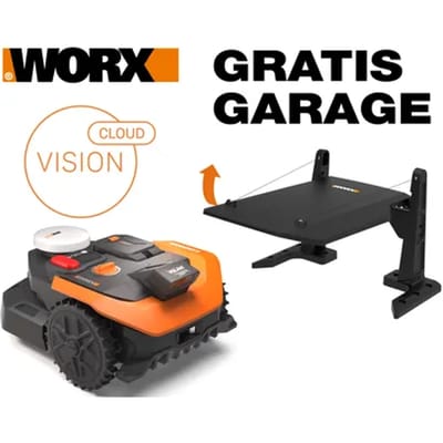 Worx Accu Robotmaaier Wr365e Vision2.0 - 18cm - 20v - 650m²