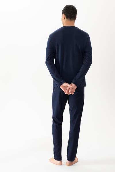 Pyjama extra lang Serie Pure Night Yacht Blue