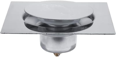 Afvoerputje Roestvrijstaal - Doucheafvoer Zeef - Keuken Badkamer - Insecten Wering - 10 x 10 cm - Geborsteld