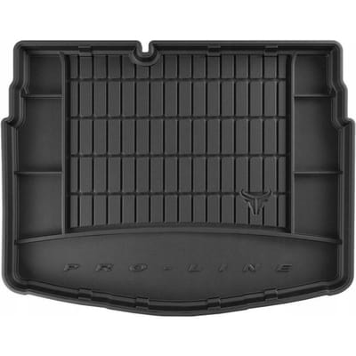 LuxGear Geschikt voor NISSAN Juke II vanaf 2019 - Kofferbakmat - Hoge Vloer - TPE Rubber - 5 cm Rand - Organizer