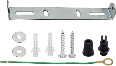 Plafondplaat Beugel - Lamp Ophanging - Verlichting Installeren - Stevige Bevestiging - Niet Gespecificeerd - Zilver