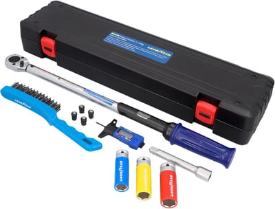Professionele Momentsleutel Set 11-Delig voor Wielverwisseling met Dopsleutels en Accessoires