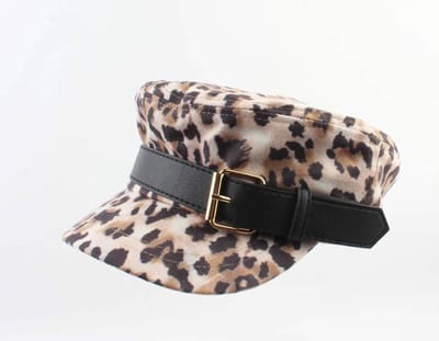Dames Pet Dengweni  – Panterprint – Bruin maat S