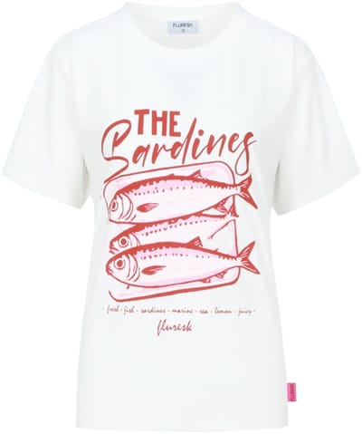 Fluresk T-shirt Lianet T Shirt 26zqf10 Off White Dames Maat - 38