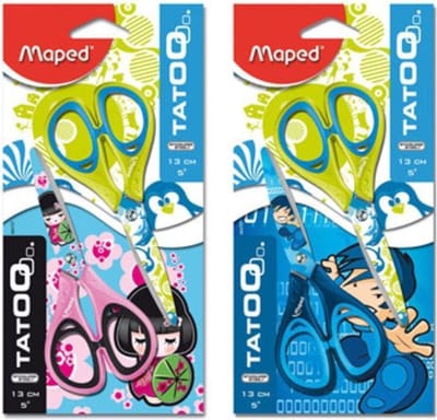 Maped schaar Tatoo Child blister met 2 stuks