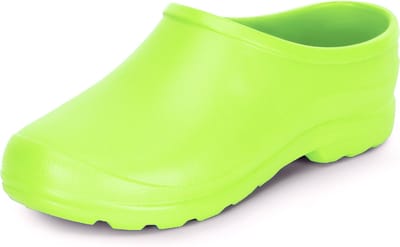 Ladeheid Unisex Clogs Tuinklompen - Tuinschoenen - Lichte - Dames - Heren - Neongroen 4173 - 37 - LA-DW-Xclap