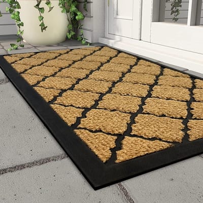 Deurmat buiten - Bruin - 80 x 120 cm - Microvezel met Antislip TPE Rug - Voor Voor- en Achterdeur