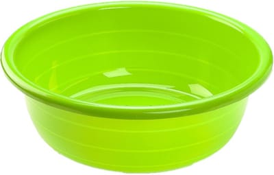 Plasticforte Teiltje - 20 liter - rond - groen - afwasbak - 49 x 17 cm - afwasteil