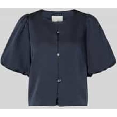 Korte overhemdblouse met knoopsluiting, model 'Aisa'
