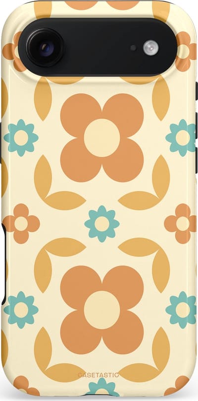 Casetastic hoesje geschikt voor Apple iPhone Air - MagSafe - Dubbellaagse bescherming - Retro verlangen - Fashion Case - Crème Perzik Goud