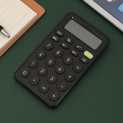 8 cijfers bureau mini rekenmachine grote knop financiële zakelijke boekhoudtool geschikt voor scholieren kleine zakelijke benodigdheden
