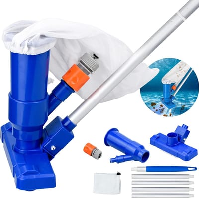 Zwembadstofzuiger Elektrisch - Zwembadstofzuiger Met 5 Poolsecties – Bodemzuiger Zwembad - Stofzuiger Voor Zwembad, Spa, Fontein en Hot Tub – Vloerzuiger