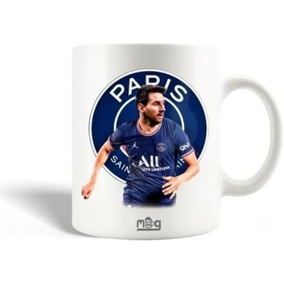 mok - PSG - Lionel Messi - Keramiek - 30cl - Vaatwasmachinebestendig